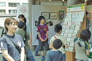 小学生が描いたまちイラストの展示会